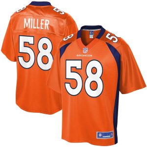 Von Miller Denver Broncos Logo Player Jersey